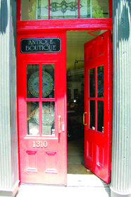 Entrance to Antique Boutique