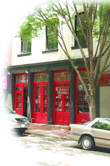 Photograph of Antique Boutique's storefront